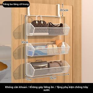 Giá Đỡ Bằng móc Treo Tủ hoặc Cửa Không Cần Khoan