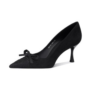 JESSICA SOPHIA | Romantic Lace Pointed Toe Heels