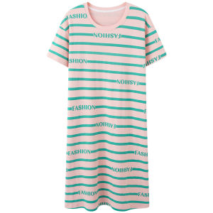 Bộ đồ ngủ nữ MiiOW Cat Person làm bằng vải cotton tay ngắn rộng rãi thoải mái