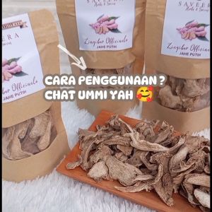 JAHE KERING IRIS / JAHE PUTIH KERING ORIGINAL uk. Pouch  100% REMPAH ALAMI JSR KUALITAS PREMIUM