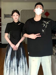 XILANDUO | Vintage Chinese Style Short Sleeve T-Shirt