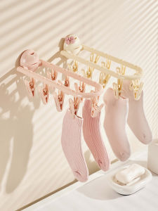 ตัวยกเสื้อผ้าแบบพับได้แบบติดผนัง ตัวยกเสื้อผ้าแบบมีฟังก์ชันหลายอย่างสำหรับตากผ้าในบ้าน ตัวยกเสื้อผ้าแบบติดผนังสำหรับตากผ้าในบ้าน