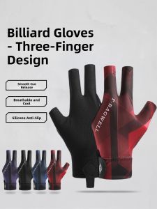 JIFANPAUL | Three-Finger Left-Handed Breathable Ice Silk Professional Pool Gloves