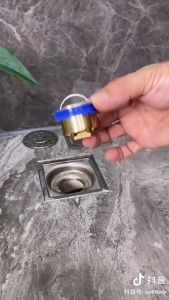 HENRI อุปกรณ์เสริมในห้องน้ำ การป้องกันแมลง วาล์วแบบทางเดียว จูกปิดกันรั่ว ที่ระบายน้ำฝักบัว ท่อระบายน้ำพื้น ฝาปิดท่อระบายน้ำ ปลั๊กตัวกรองท่อระบายน้ำ ป้องกันกลิ่นไม่พึงประสงค์ ส่วนด้านล่าง