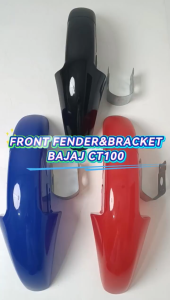 BAJAJ CT100 FRONT FENDER WITH BRACKET TAPALODO MOTORCYCLE FAIRINGS ACCESSORIES