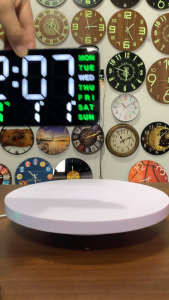 Multi-functional Wall Clock LED Large Screen Date Week Display Table Clock for Room Student