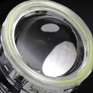 2pcs LED Halo Ring Lights for Cars & Motorcycles Transparent Multicolor Angel Eye Easy Install Decorative Lighting Upgrade