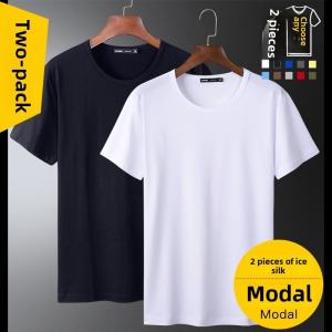 Cooling Modal T-shirt Short Sleeve Cotton
