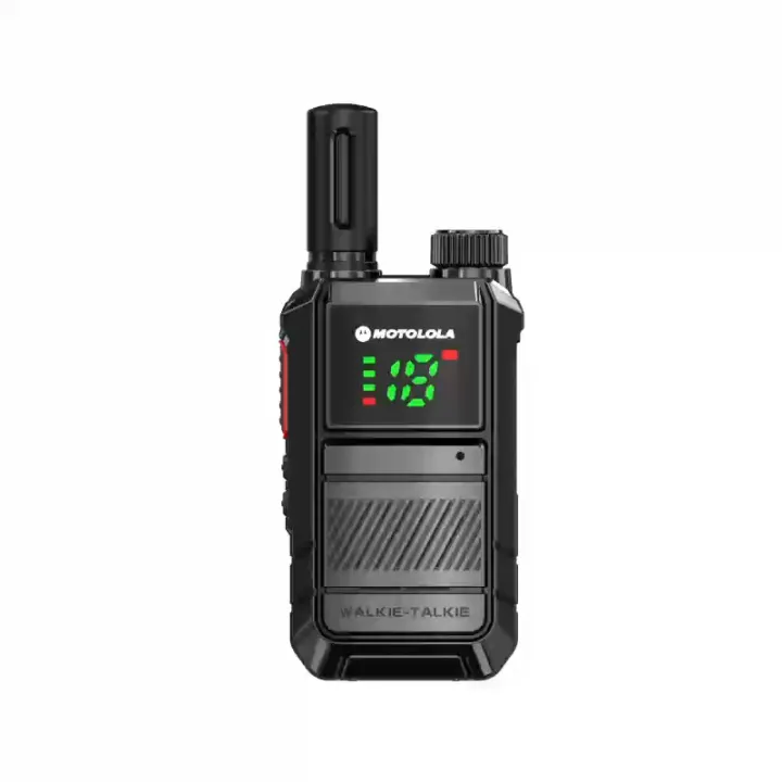 【2 PCS】Motorola GP308 Radio Walkie Talkie Long Range 5KM UHF 16 Channels UHF 400-470MHz Walkie-Talkies 5W 12000mAh Type-C Charging IP54 Waterproof