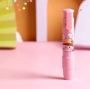 retractable cute eraser korean style penghapus pensil bentuk pen shape eraser penghapus lucu motif Kawaii penghapus korea