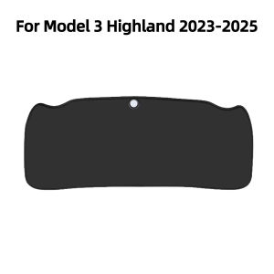 Lanke 1PC Fit for Tesla Model Y Juniper And Model 3 Highland Trunk Tailgate Guard Pad Scratch Resistant No Drilling Black