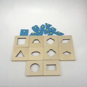 10 Chiếc Bằng Gỗ Hình Học Bảng Ghim Bộ Montessori Toán Học Đồ Chơi Giáo Dục Hình Dạng Phù Hợp Cho Trẻ Em Bé Trai & Bé Gái Từ 14 Tuổi Trở Lên