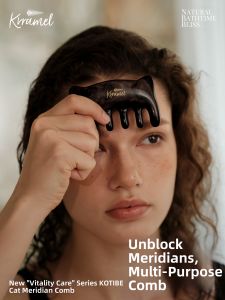 KRRAMEL | Gift Box Natural Hair Care Wooden Massage Comb