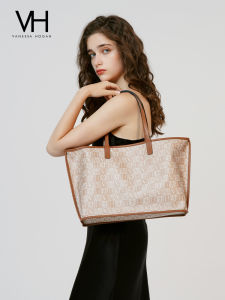 Vanessa Hogan Vintage Tote Bag Womens Shoulder Handbag Commuting Fashionable Large Capacity Soft Leather Shopping Bag