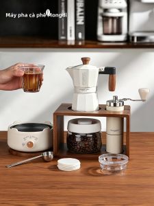 MONGDIO | Giá Để Dụng Cụ Pha Cà Phê cho Moka Pots và Bộ Dụng Cụ Pha Chế Thủ Công