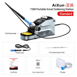 AiXun T380 Portable Smart Soldering Station with Bluetooth Connection for Motherboard PCB Welding Repair Soldering Station Tool