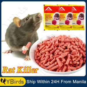 Rat Killer Poison Food 50G/Pack Rat & Mice Killing Bait Pellet Lason sa Daga sa Bahay Plant Extracts Harmless to People & Pets 10KM without Rat & Mice 200X Stronger Than a Cat