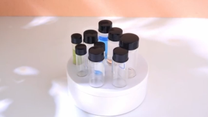 10Pcs Leak-Proof Vial Glass Bottle 5/10/20 ML Clear Sample Glass Vials for  Lab Reagents Essential Oil Perfume