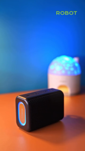 ROBOT ลำโพงบลูทูธ รุ่น RB180 5W ลำโพงRGB Speaker Bluetooth 5.3 รองรับเชื่อมต่อ 2 ตัว ลำโพงกันน้ำได้ ประกัน 1 ปี