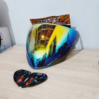 Kaca Visor Helm NJS Kairoz Kairos Iridium Silver Original Norisk Free Ratchet PNP
