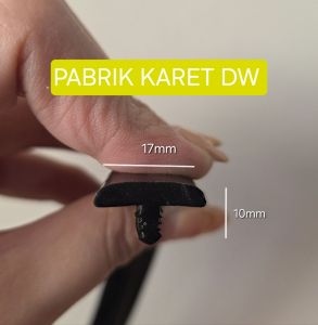 KARET LIST T MEJA T PAKU PENUTUP CELAH MEJA LIS T PAKU FRAME EDGING