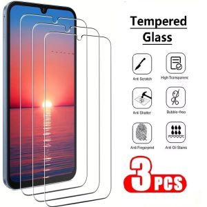 3Pcs Tempered Glass For Redmi Note 13R 12R 12T 11E 11T 11 Pro 13 12 4G Redmi 10X 4G 5G Pro 9A 9C 9T Screen Protector