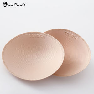 Cgyoga Yoga Clothes Exercise Underwear Bra Brassiere Pad Lock Edge Thin Breathable Chest Shockproof Push-up Chest Pad