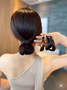 Good luck befalls! Korean version of high-elasticity wig hair ring invisible hair band ponytail hair rope