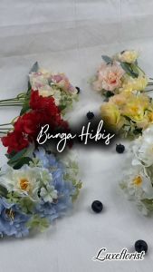 Bunga Hibis Palsu Artificial Dekorasi
