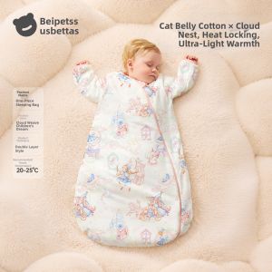 Usbettas | Cotton Baby Sleeping Bag with Anti-Kick Feature