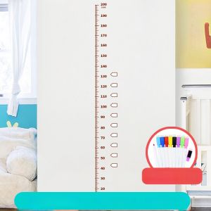 Wall Stickers Measuring Height 3D Stereoscopic Removable Childrens Room Scale Stickers PVC Material Waterproof Wall Decor