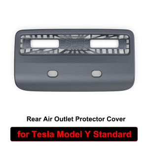 for Tesla Model Y Standard 2026 Accessories Rear Air Conditioner Outlet Cover Air Vent Protector Decoration Strip USB Port Hole