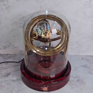 JAM TANGAN TALI KULIT TRANSPARAN MESIN AUTOMATIC SWISSBBR SAPHIRE CURVEX