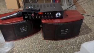 MUSICER MS-6600 6 Inch Double Speaker with Amplifier and Microphone KARAOKE SYSTEMS