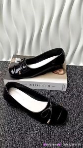 MARBELLA Sepatu Heels Wanita Pansus Pantofel Tali Pita 2cm Glossy size 36-42