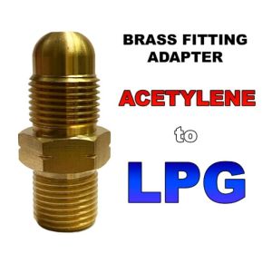 ACETYLENE TO LPG ADAPTER FITTING FOR CUTTING & WELDING OUTFIT LPG INLET CONNECTOR LPG ADAPTOR LPG250