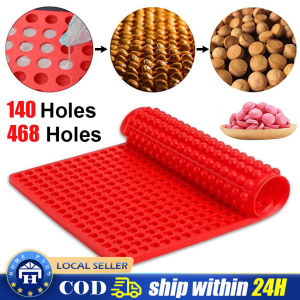 【Local Delivery】 Mini Round Silicone Mold Chocolate Drops Mold Diy Semi Sphere Gummy Candy Jelly Pet Treats Baking Tool LZC-Baking-Mat
