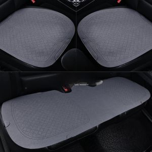 Universal Car Seat Cushion Saddle Pad Four Seasons Breathable Deer Skin Velvet Small Waist Half Wrap Winter Automobile Accessories