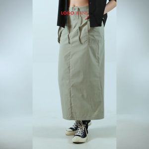 Logo Jeans Rok Panjang Galenia Sage 53054L5SA