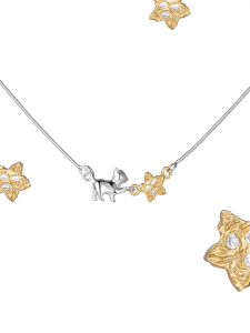 Elegant Double Layered Sweet Cool Cat Lockbone Chain Bracelet Unique Design Minimalist Style High Quality Silver Jewelry for Women