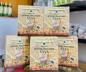 Hộp 30 gói ( 600gram ) Bột Ngũ Cốc NANA Bữa Sáng Tiện Lợi Dinh Dưỡng Từ Các Loại Hạt