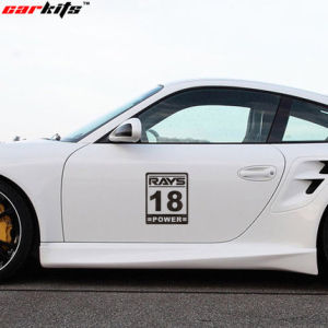 สติกเกอร์ตกแต่งรถยนต์ สติกเกอร์ตกแต่งประตูรถแบบเปลี่ยนได้ ดีไซน์เรซซิ่ง ดีไซน์ตัวเลขเฉพาะตัว ดีไซน์ตัวเลขแบบปรับได้