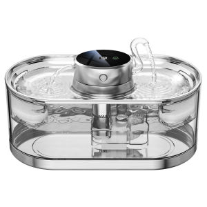 IPSKY Wireless Pet Water Fountain WF230 Rechargeable Cat Water Dispenser Dog Waterer 3L/5000mA