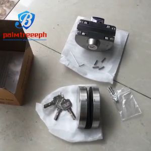 【COD】10~12mm Glass Door Lock with Keys Open/Close for Home Hotel Bathroom High Quality