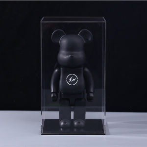 Acrylic Display Storage Box for Figurines Tennis Ball Violent Bear Light Rotating Bubble Mat Blind Box Home Organization Supplies