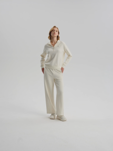 [YangMi] FILA CORE LIFESTYLE WHITE Womens Sweatshirt (Ash)