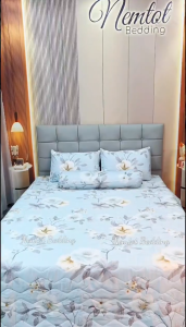 🎍ĐẸP SANG🎍Bộ Ga Gối Lyocell Than Hoạt Tính Thoáng Mát Kháng Khuẩn Chăn Chần Bông _ Nemtot Bedding