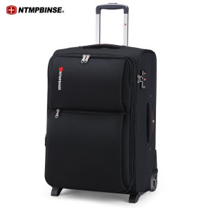 Oxford Fabric Luggage Bag with Single Direction Wheels Travel Suitcase Carry-On Bag Soft Business Bag for Men And Women