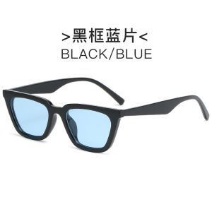 แว่นกันแดดทรงตาแมวแบบลำลองสำหรับการเดินทางและถ่ายรูปในเมือง ป้องกันรังสียูวี แว่นกันแดดแบบสวมสบาย สไตล์คลาสสิก