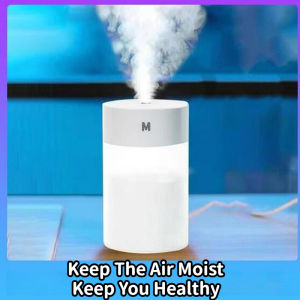 Mini Air Humidifier and Aromatherapy Diffuser Ultrasonic Essential Oil Atomizer with USB LED Lamp for Home Car or Office house